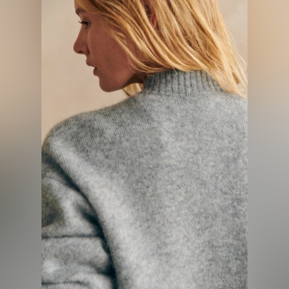 Sezane Eddy Jacket | Grey | Size Large - Picture 4 of 13